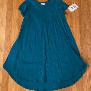 NWT LulaRoe Scarlett Dress - Teal Size 12